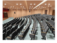 Vente en gros d'usine de chaise de cinéma et de théâtre Chaises d'église pliantes pour auditorium Chaises de théâtre VIP