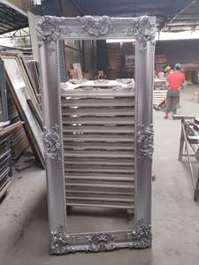 Rắn gỗ + thạch cao trang trí nội thất gương dập nổi đóng khung tùy chỉnh Antique Baroque gương - Product Image 2