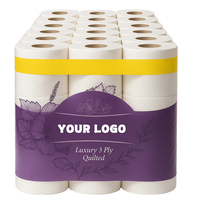 Rouleau de papier toilette OEM/ODM personnalisable, doux, respectueux de la peau, jetable, pour la maison et l'hôtel, commande en gros