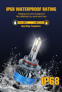 Système d'éclairage automobile GOODZOOM 9005 9006 Ampoules de phares <span class=keywords><strong>LED</strong></span> pour voiture H7 H3 H4 H11 IP67 Ampoules de phares <span class=keywords><strong>LED</strong></span> étanches pour éclairage automobile - Product Image 4