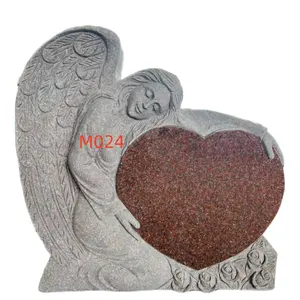 White Marble Little Baby Small Kids Angel Monument Tombstones Writings