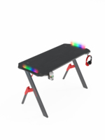 Lampe LED RGB Yizhuo convertible grande taille pour e-sport, bureau, PC gaming, construction métallique en forme de Z, design compact pour utilisation informatique