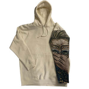 Sweat à capuche zippé sérigraphié à manches Anime d'hiver de qualité en gros en polycoton de couleur tricoté - Product Image 4