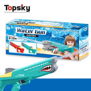 Più recente vendita calda estate giochi all'aperto potente elettrico squalo pistola ad acqua giocattolo per bambini pistola ad acqua Blaster tiro spiaggia piscina giocattoli - Product Image 6