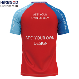 HIRBGOD 남성 여름 맞춤형 도매 의류 산악 자전거 셔츠 내리막 의류 Mtb 저지 내리막 산 착용 - Product Image 2