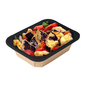 Venta al por Mayor de Cajas de Alimentos OSQ OCTOBOX 400, Blancas y Negras, de Papel Kraft, Resistentes a la Grasa, para Llevar, con Logotipo Personalizado, Versátiles - Product Image 3