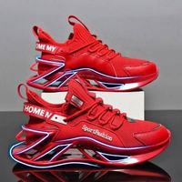 Meilleures ventes d'usine de baskets de sport pour hommes Chaussures de course à pied décontractées avec logo personnalisé pour hommes