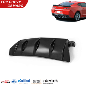 Diffuseur de pare-chocs arrière ABS pour Chevrolet <span class=keywords><strong>Camaro</strong></span> 2016-2024, style ZL1, lèvre de séparation performance - Product Image 1