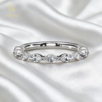Bague Vintage Élégante de Luxe en Argent S925 avec Moissanite Taille Marquise VVS1, Idéale pour les Anniversaires et Mariages Féminins