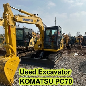 Excavadora Usada Económica Komatsu PC70 de 7 Toneladas, Original de Japón, de Segunda Mano, Miniexcavadora para Construcción - Product Image 1