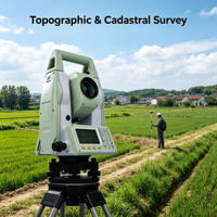 Station totale de topographie Hi Target HTS-420R haute précision, précision de 2'', portée du prisme 3000m