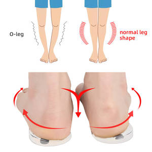 Semelles de correction magnétiques pour les orthèses de supination et de surpronation Inserts médiaux et latéraux de talon pour l'alignement des pieds - Product Image 5