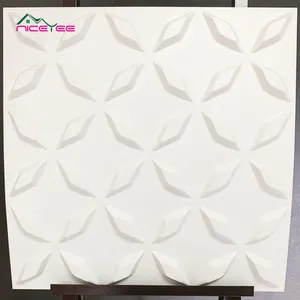 Sell Well Green Color Wall Panel Modern 3d Wallpaper PVC 3d Design Wall Panels Others Wallpapers/Wall Panels