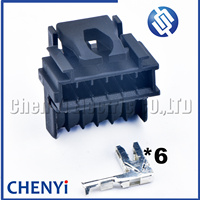 Connecteur automatique 6 broches, prise de feu arrière 7701477989 7703297051 pour Renault Clio II, faisceau de câblage de feu arrière, prise de réparation, 1998 à 2000