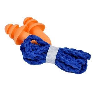 Reducción de ruido Cancelación de ruido <span class=keywords><strong>Tapones</strong></span> para los oídos de silicona duraderos <span class=keywords><strong>Tapones</strong></span> para los oídos con cable de seguridad - Product Image 3