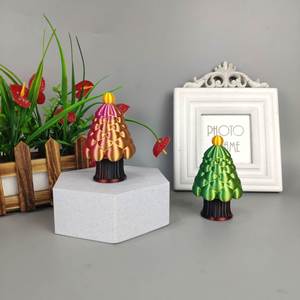 Épée rétractable en verre imprimée en 3D, ornement d'arbre de Noël, échelle 1/12, cadeau de Noël créatif, jouet pour les enfants de 7 à 12 ans, unisexe - Product Image 1