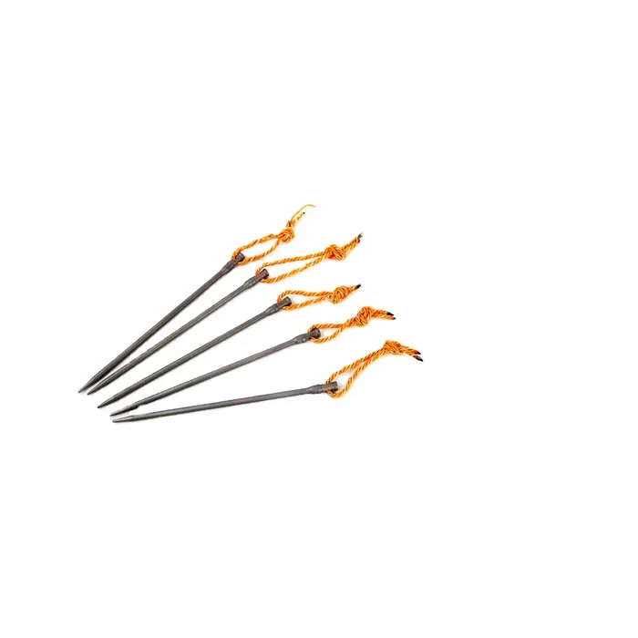 Titanium tent stakes Outdoor camping Titanium tent nail stakes Dia 5mm, length 165mm and only 16g titanium tent pegs