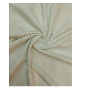 Premium Quality Cotton Poly Jacquard <b>Fabric</b> Plain Dyed Breathable <b>Medium</b> Weight Textile for Apparel Use Available at Best Price - Product Image 1