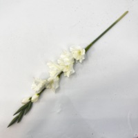 Fleur de gladiolus en soie artificielle à longue tige pour la décoration florale d'événements