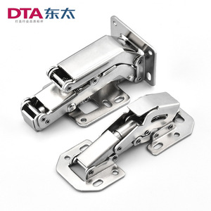 บานพับเฟอร์นิเจอร์แบบฝังเต็มตัว ผลิตจากเหล็กแผ่นรีดเย็น ปิดแบบนุ่มนวล สำหรับตู้เสื้อผ้าและตู้เก็บของ - Product Image 3