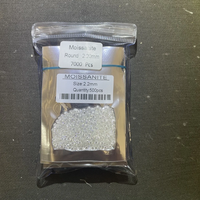Moissanite en vrac en gros 0,8-3 mm DEF VVS taille brillant, pierres précieuses incolores blanc pur pour sertissage micro-pavé et fabrication de bijoux