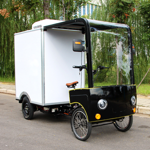 Quad Bike Conteneur Réfrigéré <span class=keywords><strong>Vélo</strong></span> Cargo Électrique 4 Roues Boîte de Transport Arrière Boîte à Quatre Roues Europe Nourriture Boisson Restauration <span class=keywords><strong>Vélo</strong></span> - Product Image 3