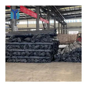 Balık çiftliği için HDPE liner rulo 1mm kalınlığında geomembran levha plastik gölet liner