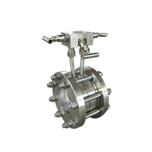 安定した性能 溶存過熱蒸気 液体ガス 温度および圧力補償標準 オリフィスプレート流量計 - Product Image 1