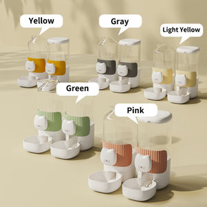 Büyük kapasiteli anti-dökülme kedi ve köpek kase Pet asılı otomatik su sebili ve besleyici seyahat gıda kullanımı için kafes için Set - Product Image 5