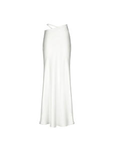 Nouvelle <span class=keywords><strong>jupe</strong></span> <span class=keywords><strong>longue</strong></span> midi unie style Empire, confortable, douce, élégante et ajustée, collection Printemps-Été 2026, style européen et américain transfrontalier - Product Image 6