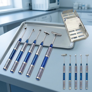 Kit de brossage doux 5 pièces, instruments de nettoyage dentaire et d'hygiène buccale, ensemble d'outils de brossage doux professionnels en acier inoxydable, réutilisable - Product Image 3