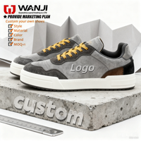 Chaussures de sport pour hommes, style décontracté, respirantes, douces, tendance, avec logo personnalisé, pour la rue, chaussures de marche de designer avec logo personnalisé