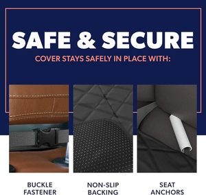 सक्रिय पालतू पालतू कुत्ते कार सीट को कवर करती है कपास पनरोक सूव ट्रक सेडान पालतू सुरक्षा आराम प्रणाली सार्वभौमिक फिट काले - Product Image 5