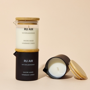 Rỗng Đậu Nành Massage Dầu Nến Jar 6Oz Frosted Màu Đen Rõ Ràng Lọ Thủy Tinh Với Nắp Massage Cơ Thể Nến Lọ Cho Home & Spa - Product Image 1