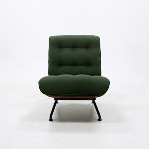 Sillón Minimalista para Negociaciones, Ocio, Hogar, Bar, Sala de Estar, Oficina en Casa, Hotel, Tapizado en Tela, Patas de Metal, Sofá Individual - Product Image 4