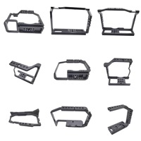 Poignée personnalisée pour cadre de téléphone, type cage à lapin, accessoire d'équipement photographique, usinage CNC, tournage cinq axes