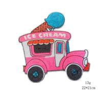 Patchs thermocollants 3D personnalisés en tissu brodé avec motifs Tournesol, Fraise, Chat, Lapin, Cerise, Bouche, Lettre M pour Chapeaux