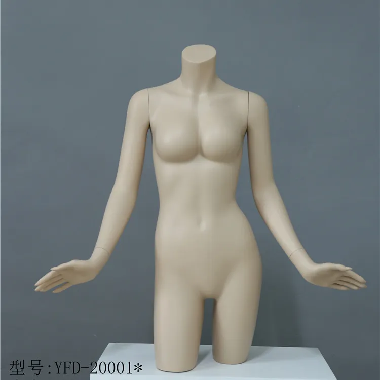 Đơn Giản Kích Thước Lớn Bust Mannequin Chụp Hiển Thị Của Phụ Nữ Quần Áo Đạo Cụ Lớn Mông Ngực Lớn Cho Quần Áo