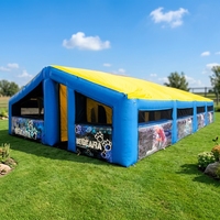 Winsun commercial gonflable laser tag arène de sport pelouse tente personnalisée chapiteau gonflable laser tag tente gonflable labyrinthe laser