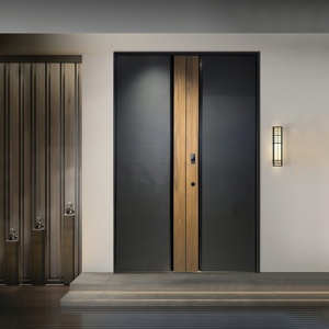 <span class=keywords><strong>Porte</strong></span> de sécurité <span class=keywords><strong>blindée</strong></span> de luxe moderne <span class=keywords><strong>avec</strong></span> serrure intelligente à <span class=keywords><strong>empreinte</strong></span> <span class=keywords><strong>digitale</strong></span> et âme insonorisée pour entrée principale - Product Image 1