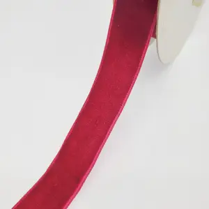 Kişiselleştirilmiş moda kadife kurdele naylon tek yüz kadife kadife kurdele