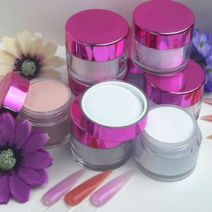 핫 세일 아크릴 파우더 빠른 건조 프랑스 손톱 버터 아크릴 디핑 3 in 1 파우더 - Product Image 4