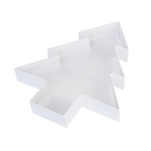 Boîte cadeau en carton en forme de sapin de Noël de 12 pouces pour chocolats et fraises, idéale pour la restauration et les friandises - Product Image 3