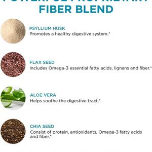 Suplemento de Extractos de Plantas de Fibra en Cápsulas, Ayuda a Eliminar Residuos y Mantener una Regularidad Digestiva, para Hombres y Mujeres, 120 Cápsulas - Product Image 5