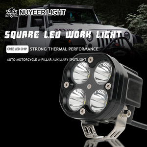 Feux de travail LED 3 pouces 40W, faisceau combiné spot et large, blanc jaune, antibrouillard, conduite, 6000K pour VTT, camion, <span class=keywords><strong>moto</strong></span>, tout-terrain 4x4 - Product Image 4