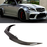 Pare-chocs de voiture en fibre de carbone, lèvre avant pour W204 Classe C C63 Black Series 2012-2014