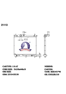 Iatf 16949 chứng nhận OEM tùy chỉnh tản nhiệt cho Hyundai <span class=keywords><strong>i10</strong></span> tản nhiệt hỗ trợ 253100x150 67547 - Product Image 2