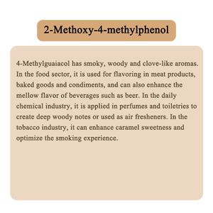 Chất lượng cao CAS 93-51-6 cho mỹ phẩm tự nhiên 2-methoxy-4-methylphenol 99% nội dung - Product Image 4