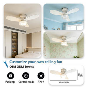 Ventilador de Techo LED de Diseño Moderno con Control Remoto, Motor AC, Cuerpo de Hierro, Fácil de Usar, Iluminación Eficiente, Buena Relación Calidad-Precio - Product Image 4