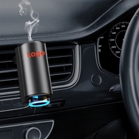 Diffuseur d'arômes en métal LED de luxe en gros, huile parfumée, parfum pour voiture, désodorisant d'air